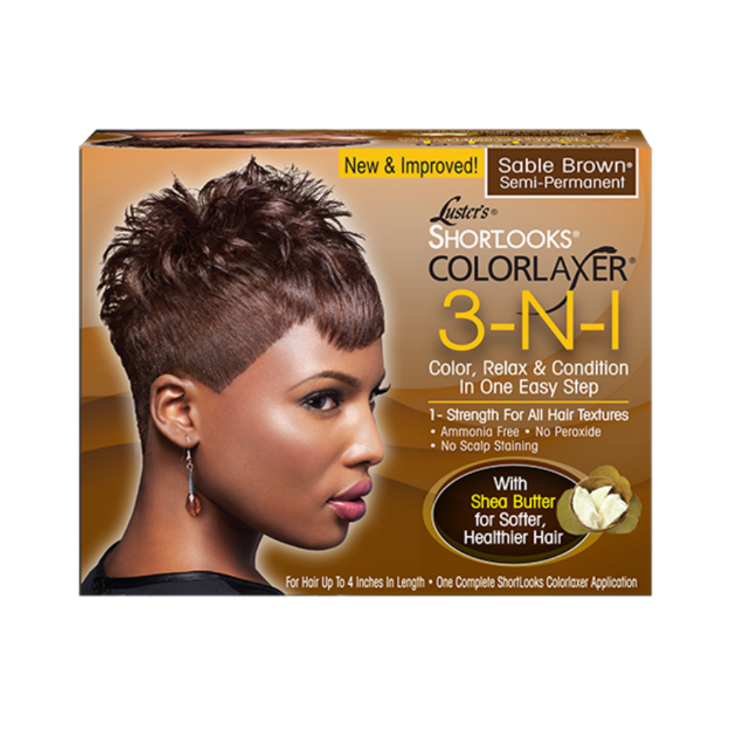 Luster's ShortLooks Colorlaxer 3in1 Brown Kit Semi-Permanent