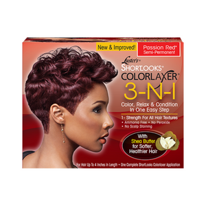 Luster's ShortLooks Colorlaxer 3in1 Passion Red Kit Semi-Permanent