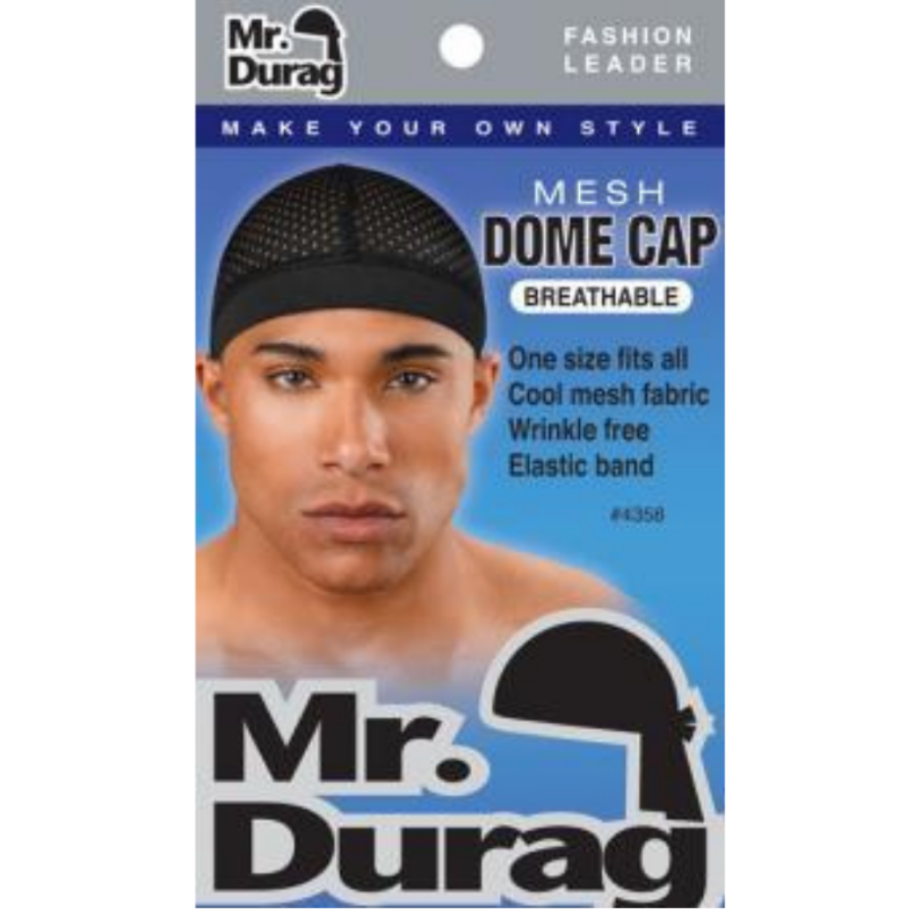 Mr Durag Mesh Dome Cap Black #4358