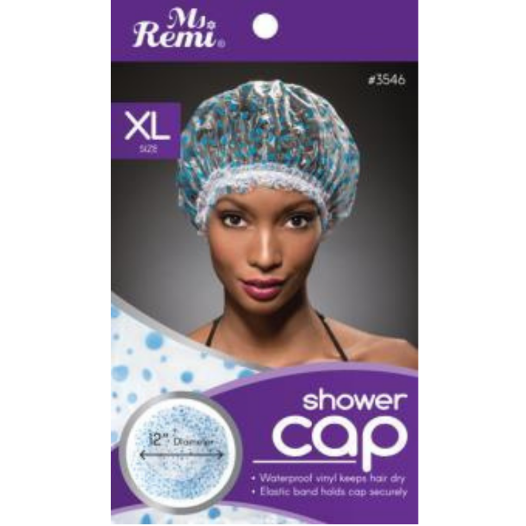Ms. Remi XL Shower Cap Blue Dots 12