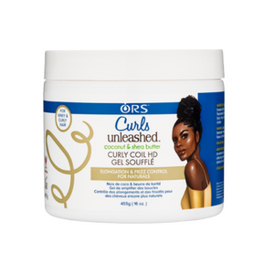 ORS Curls Unleashed Coconut and Shea Butter Curly Coil HD Gel Souffle 16oz