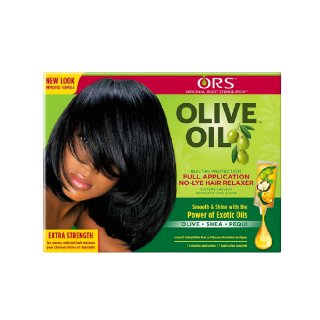 Olive Oil Full Application No-Lye Relaxer Kit - Extra Strength
