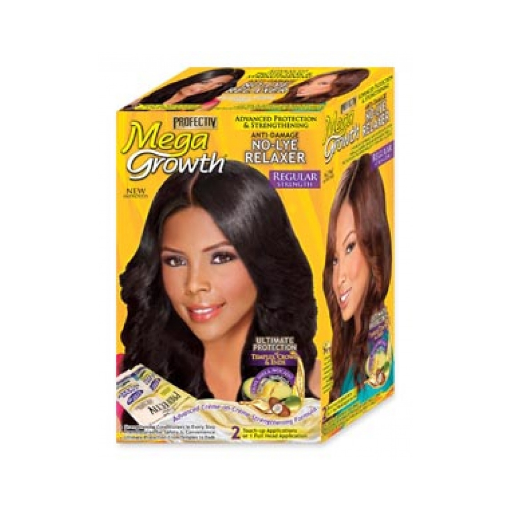 Profectiv Mega Growth No-Lye Relaxer Regular 1 Full Head Applications( 2 Touch-Up Applications )