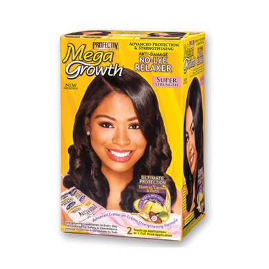 Profectiv Mega Growth No-Lye Relaxer Super 1 Full Head Applications ( 2 Touch-Up Applications )