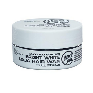 Red One Maximum Control Bright White Aqua Hair Wax Full Force 150ml