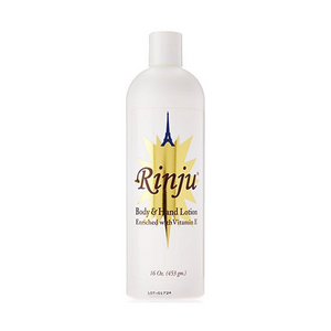 Rinju Hand & Body Lotion with Vitamin E 16oz White
