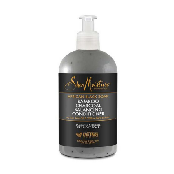 SheaMoisture African Black Soap Bamboo Charcoal Balancing Conditioner 13oz