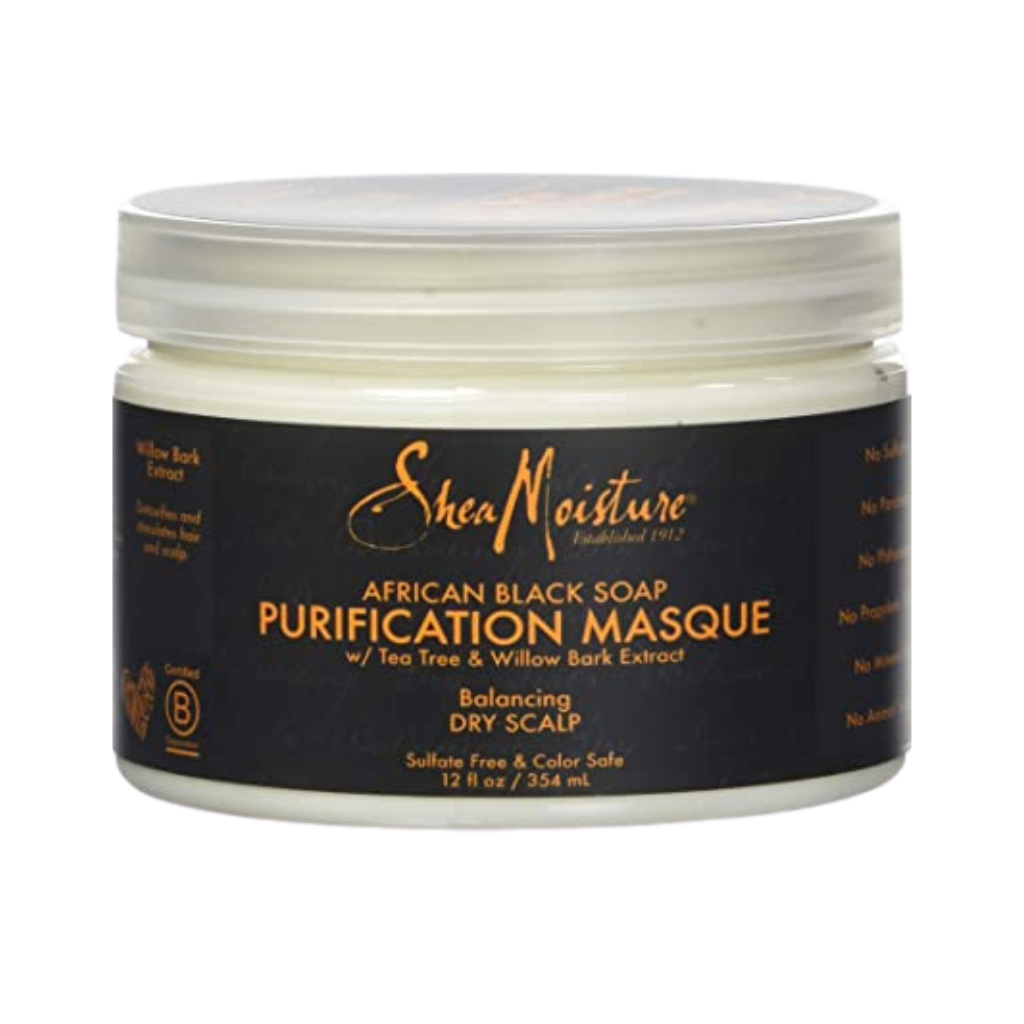 SheaMoisture African Black Soap Purification Masque 12oz