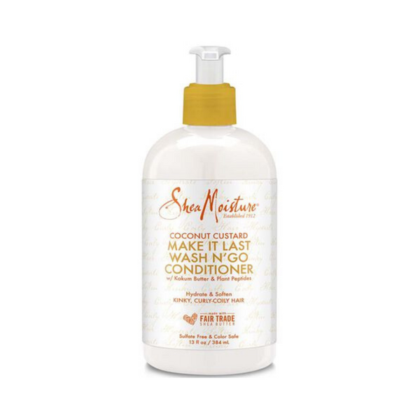 Shea Moisture Coconut Custard Make It Last Wash n' Go Conditioner 19.5oz