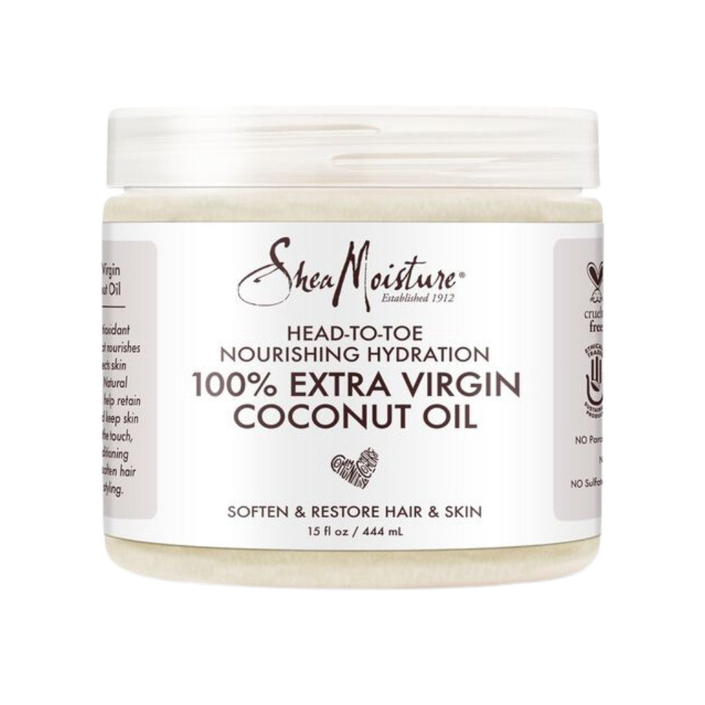 Shea Moisture Head-To-Toe Nourishing Hydration 100% Extra Virgin Coconut Oil 15oz