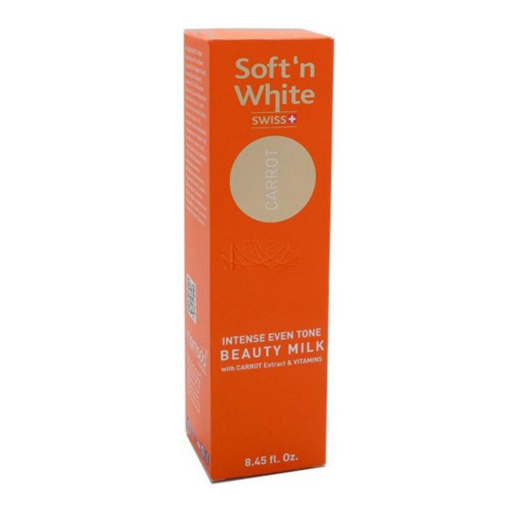  Swiss Soft’n White Carrot Beauty Milk 8.45oz