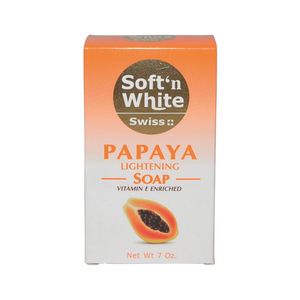 Swiss Soft'n White Papaya Lightening Soap 200g