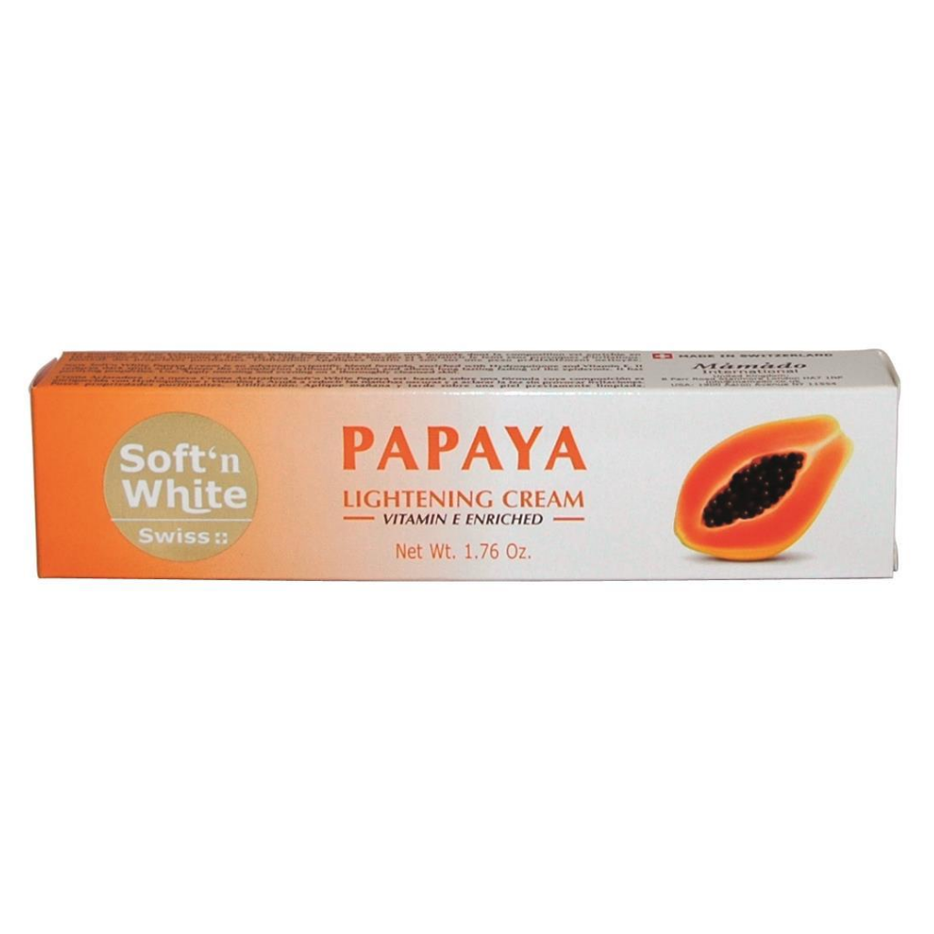 Swiss Soft n White Papaya Lightening Cream 50g