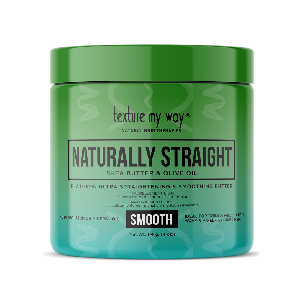 Texture My Way Keep Naturally Straight Flat-Iron Smoothing & Straightening Butter 4oz